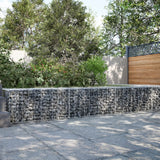 Vidaxx gabion 300x50x50 cm galvaniseret jern sølvfarvet