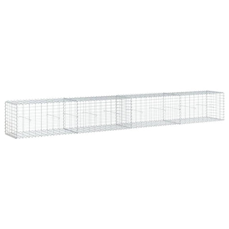 Vidaxx gabion 400x50x50 cm galvaniseret jern sølvfarvet