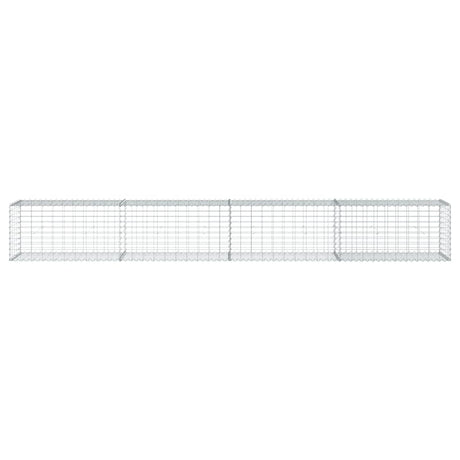 Vidaxx gabion 400x50x50 cm galvaniseret jern sølvfarvet