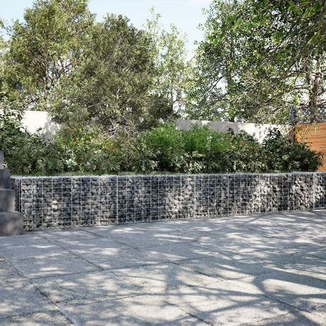 Vidaxx gabion 400x50x50 cm galvaniseret jern sølvfarvet