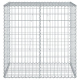 Vidaxx gabion 100x50x100 cm galvaniseret jern sølvfarvet