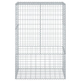 Vidaxx gabion 100x50x150 cm galvaniseret jern sølvfarvet