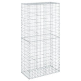 Vidaxx gabion 100x50x200 cm galvaniseret jern sølvfarvet