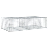 Vidaxx gabion 200x100x50 cm galvaniseret jern sølvfarvet