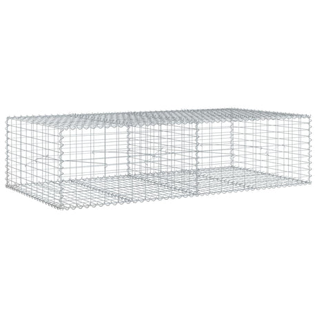 Vidaxx gabion 200x100x50 cm galvaniseret jern sølvfarvet
