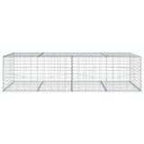 Vidaxx gabion 200x100x50 cm galvaniseret jern sølvfarvet