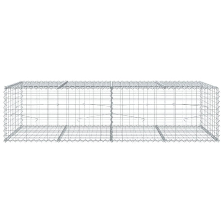 Vidaxx gabion 200x100x50 cm galvaniseret jern sølvfarvet