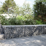 Vidaxx gabion 200x100x50 cm galvaniseret jern sølvfarvet