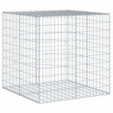 Vidaxx gabion 100x100x100 cm galvaniseret jern sølvfarvet