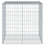 Vidaxx gabion 100x100x100 cm galvaniseret jern sølvfarvet