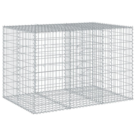 Vidaxx gabion 150x100x100 cm galvaniseret jern sølvfarvet