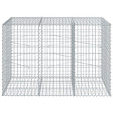 Vidaxx gabion 150x100x100 cm galvaniseret jern sølvfarvet