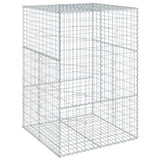 Vidaxx gabion 100x100x150 cm galvaniseret jern sølvfarvet