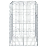 Vidaxx gabion 100x100x150 cm galvaniseret jern sølvfarvet