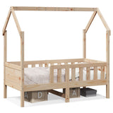Vidaxl bedhuis massief grenenhout 70x140 cm