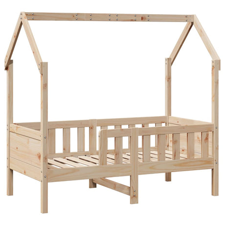 Vidaxl bedhuis massief grenenhout 70x140 cm