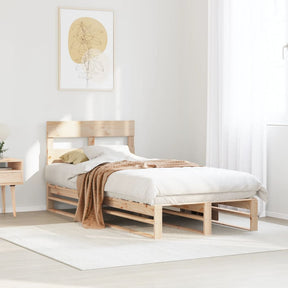 Vidaxl bedframe zonder matras massief grenenhout 90x190 cm