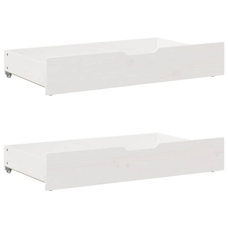 Vidaxx sengeskuffer 2 stk 95x55x17 cm massivt fyrretræ
