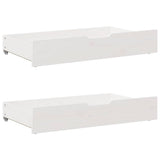 Vidaxx sengeskuffer 2 stk 90x55x17 cm massiv fyrretræ hvid
