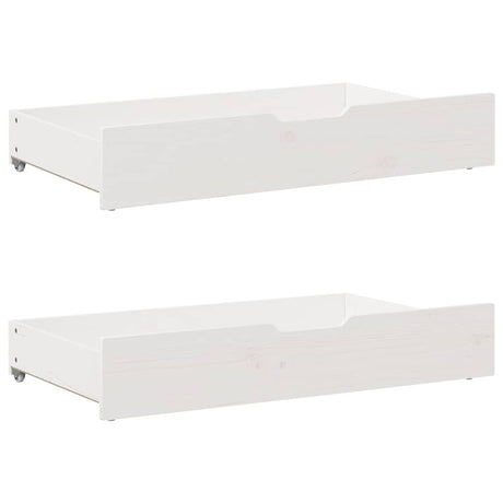 Vidaxx sengeskuffer 2 stk 90x55x17 cm massiv fyrretræ hvid