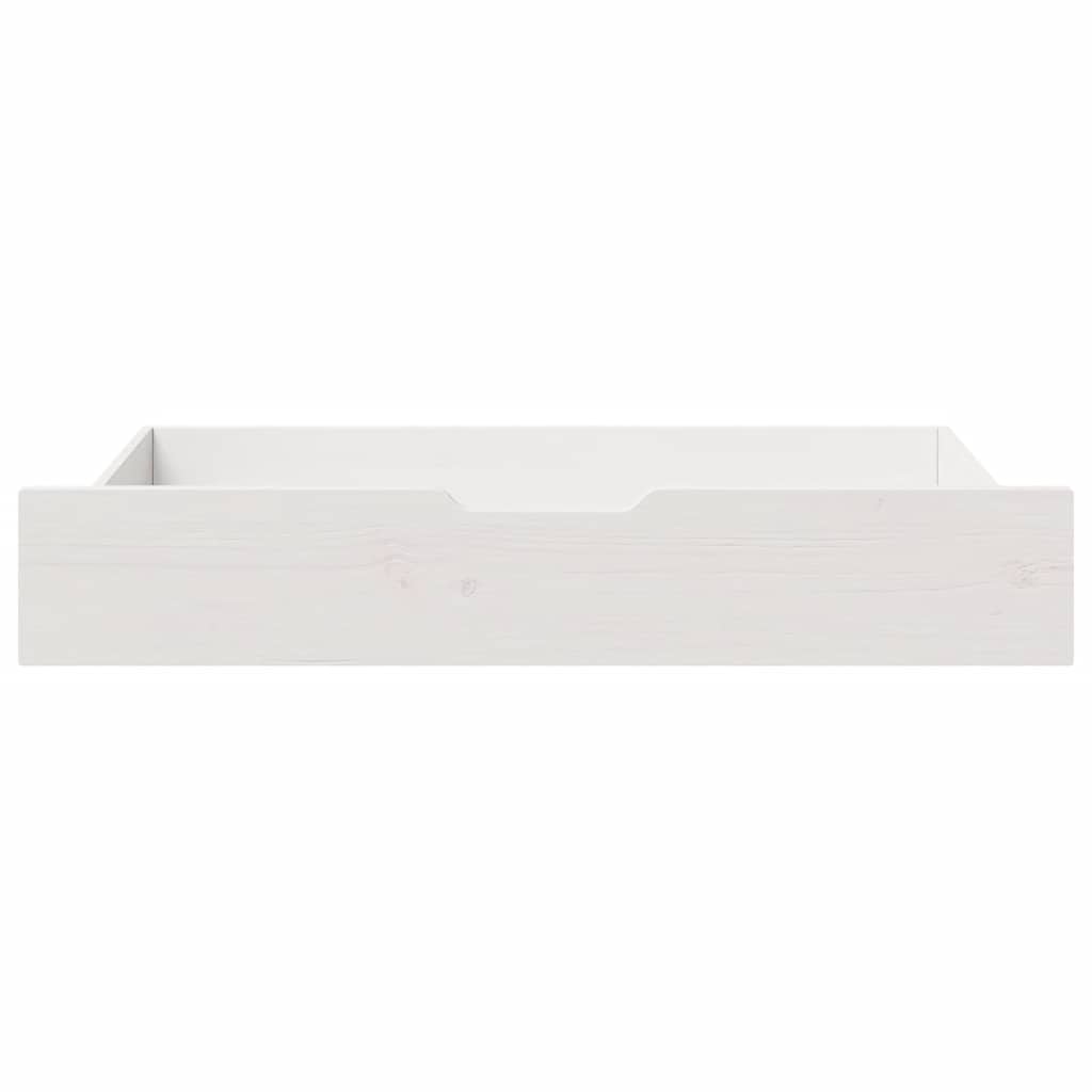 Vidaxx sengeskuffer 2 stk 90x55x17 cm massiv fyrretræ hvid