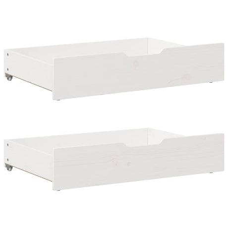 Vidaxx sengeskuffer 2 stk 85x55x17 cm massiv fyrretræ hvid