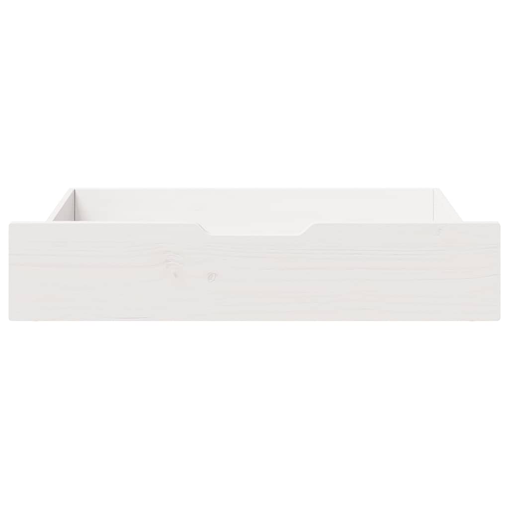 Vidaxx sengeskuffer 2 stk 80x55x17 cm massiv fyrretræ hvid