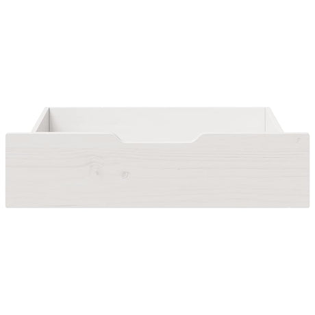 Vidaxx sengeskuffer 2 stk 75x55x17 cm massiv fyrretræ hvid
