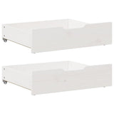 Vidaxx sengeskuffer 2 stk 65x55x17 cm massiv fyrretræ hvid