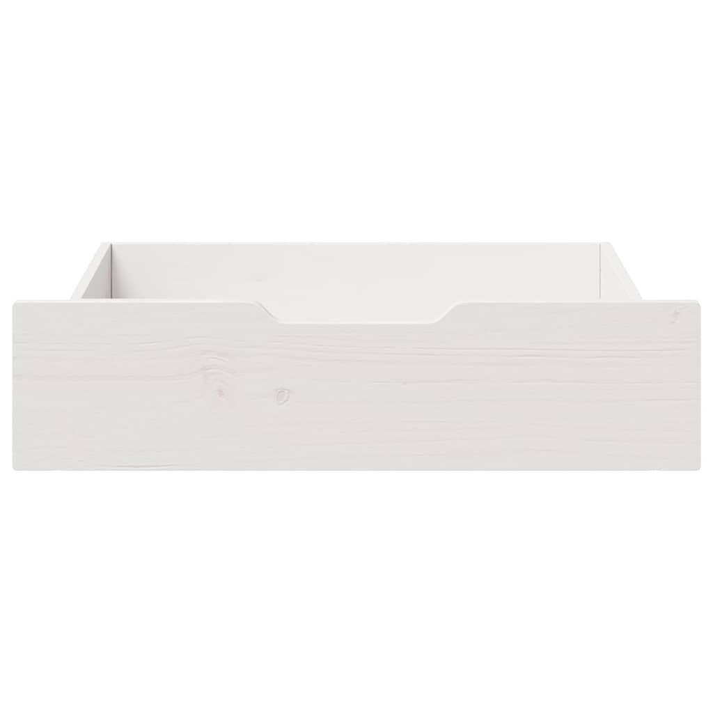 Vidaxx sengeskuffer 2 stk 65x55x17 cm massiv fyrretræ hvid