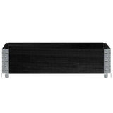 Vidaxx palle overkant 80x60 cm massiv fyrretræ sort