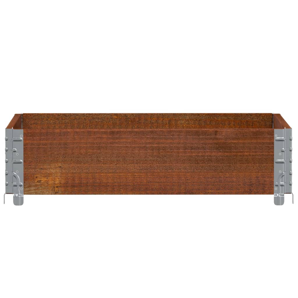 Vidaxx palle overkant 80x60 cm massiv fyrretræ brun