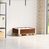 Vidaxx palle overkant 80x60 cm massiv fyrretræ brun