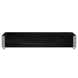 Vidaxx palle overkant 120x80 cm massiv fyrretræ sort