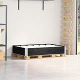 Vidaxx palle overkant 120x80 cm massiv fyrretræ sort
