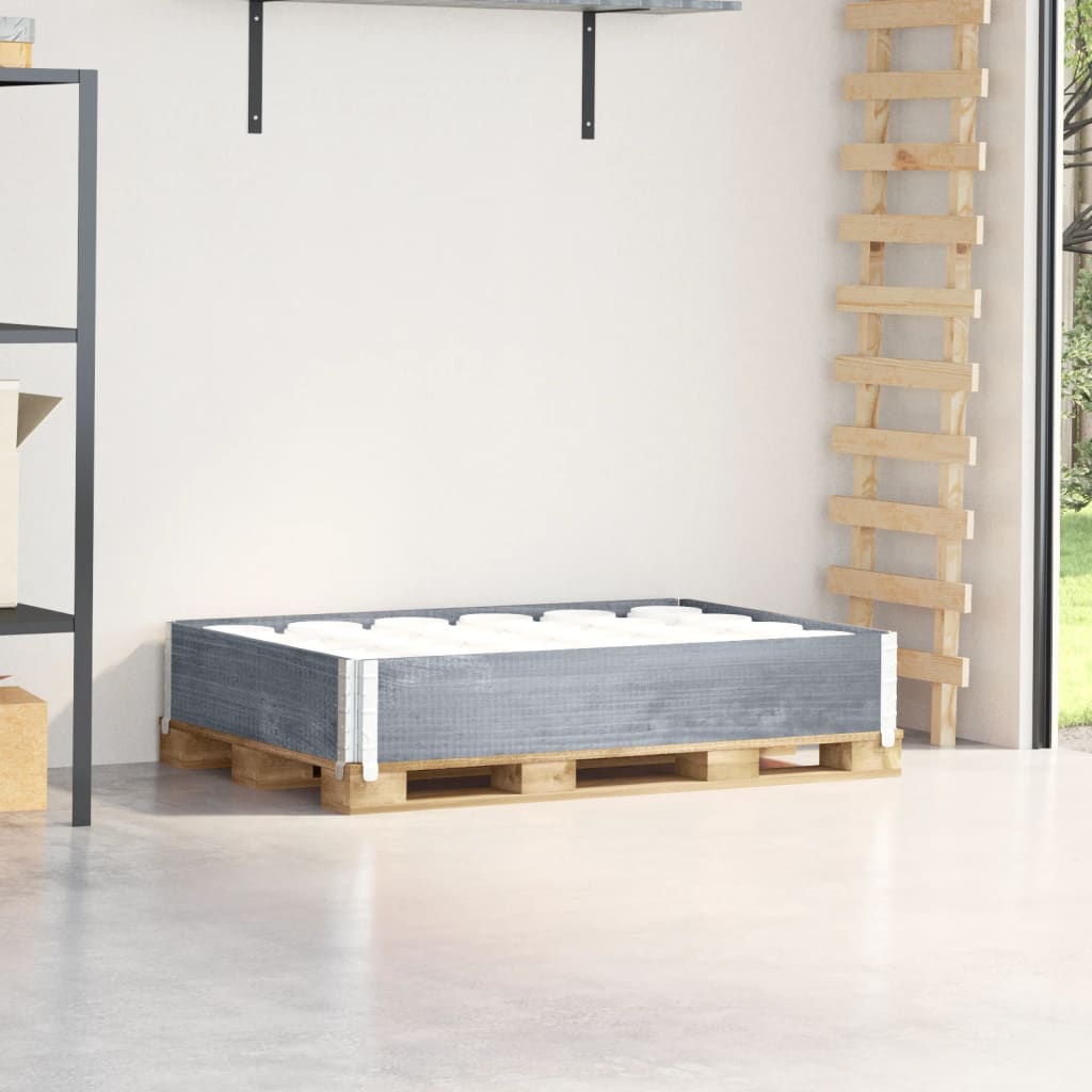 Vidaxx palle overkant 120x80 cm massiv fyrretræ grå