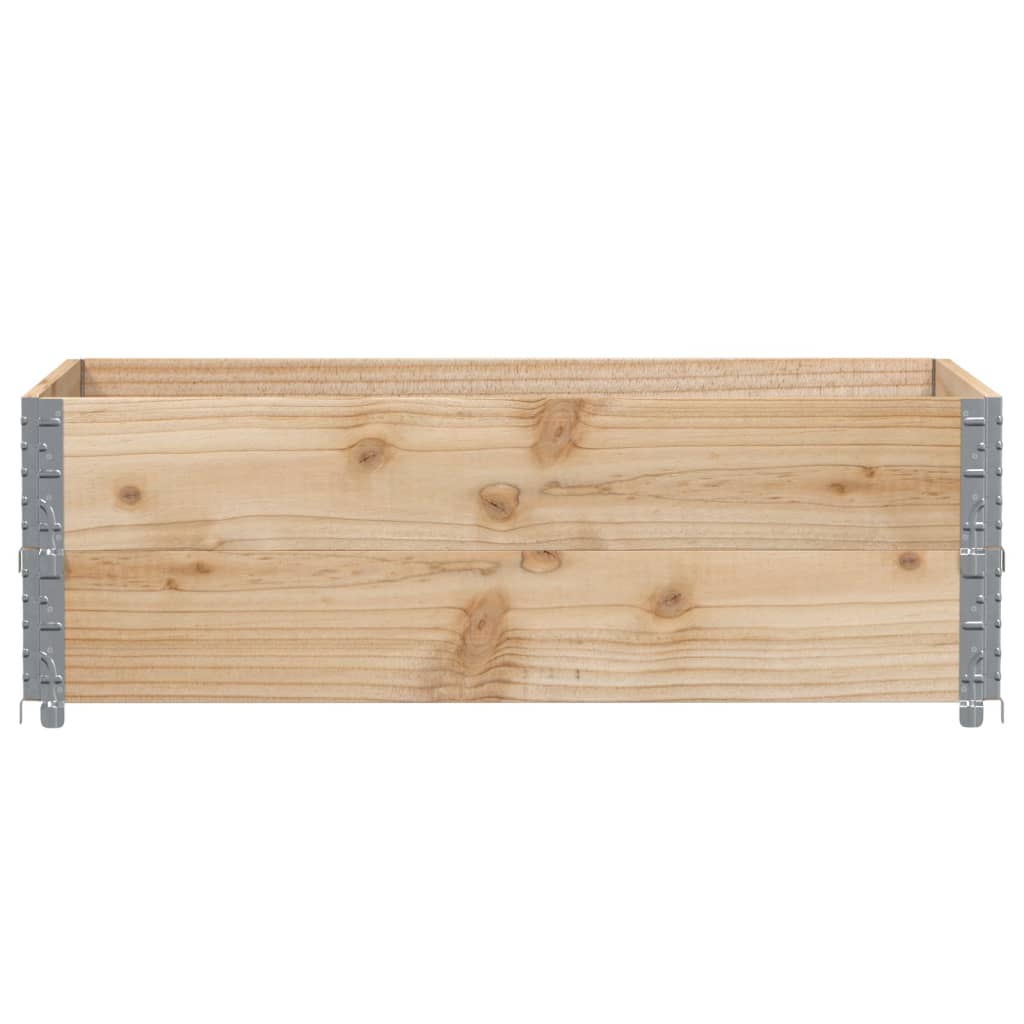 Vidaxx pallekraver 2 stk 120x80 cm massivt fyrretræ
