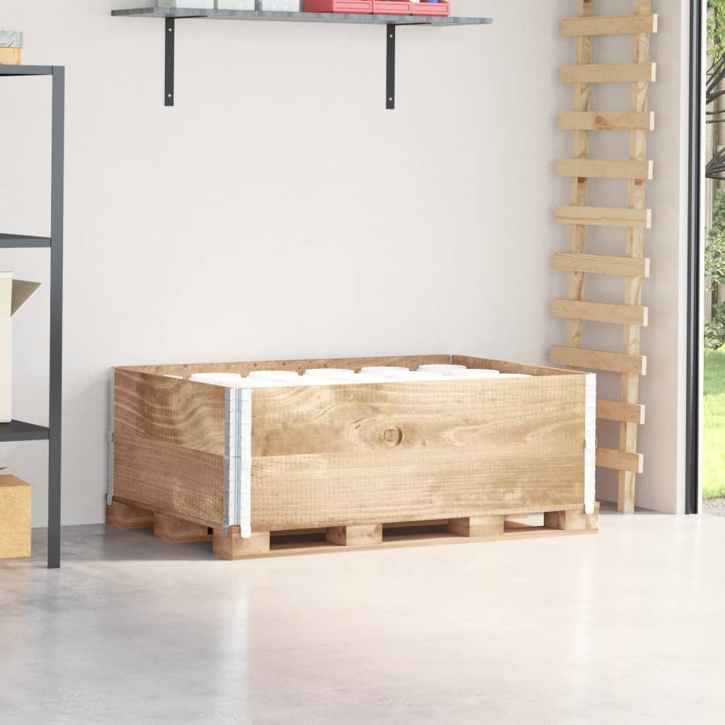 Vidaxx pallekraver 2 stk 120x80 cm massivt fyrretræ