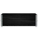 Vidaxx palleudvidelser 2 stk 120x80 cm massiv fyrretræ sort