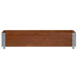 Vidaxx palle overkant 100x50 cm massiv fyrretræ brun