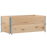 Vidaxx pallekraver 2 stk 100x50 cm massivt fyrretræ