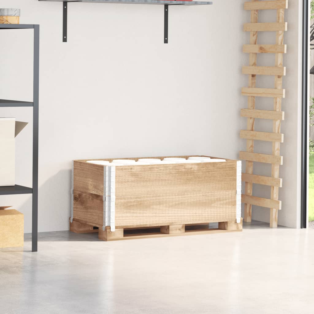 Vidaxx pallekraver 2 stk 100x50 cm massivt fyrretræ