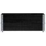 Vidaxx pallekraver 2 stk 100x50 cm massiv fyrretræ sort