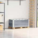 Vidaxx pallekraver 2 stk 100x50 cm massiv fyrretræ grå