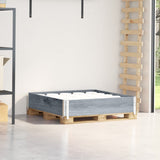 Vidaxx palle overkant 100x100 cm massiv fyrretræ grå