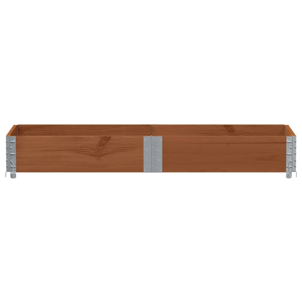 Vidaxx palle overkant 150x50 cm massiv fyrretræ brun