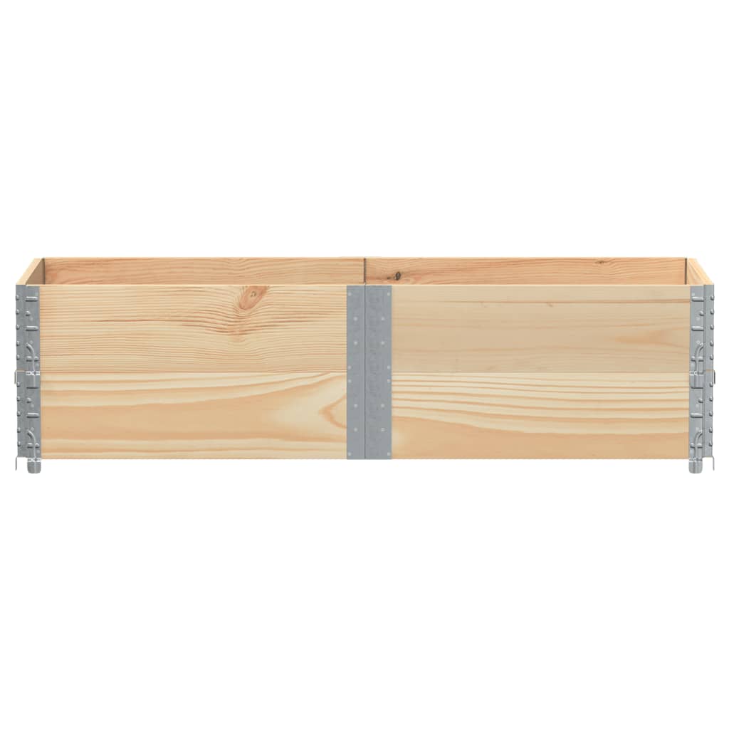 Vidaxx pallekraver 2 stk 150x50 cm massivt fyrretræ