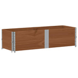 Vidaxx palleudvidelser 2 stk 150x50 cm massiv fyrretræ brun