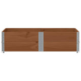 Vidaxx palleudvidelser 2 stk 150x100 cm massiv fyrretræ brun