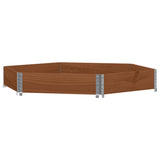 Vidaxx hævet plantekasse sekskantet 160x160 cm fyrretræ brun